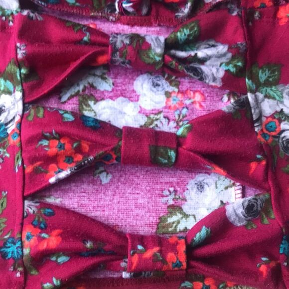 Charlotte Russe floral Cropped Tank Top Small Corset - Picture 3 of 4